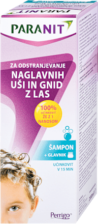 Šampon za odstranjevanje naglavnih uši in gnid Paranit