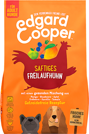 Trockenfutter Hund mit Huhn & Mango Edgard & Cooper