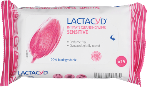 Vlažni robčki za intimno nego Sensitive LACTACYD