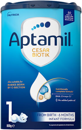 CESAR BIOTIK 1, početna mlečna formula za odojčad rođenu carskim rezom, od rođenja do 6 meseci Aptamil