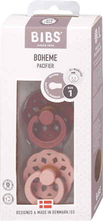 Boheme duda varalica Woodchuck/Blush, 0 – 6 mj. BIBS