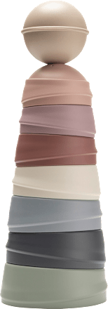Stapelturm Pastel Regenbogen BIBS