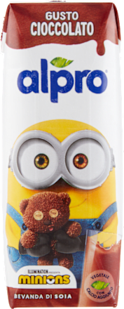 Bevanda di soia minions gusto cioccolato alpro