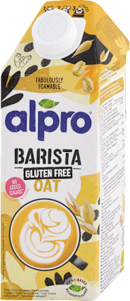 Bezgluténový ovsený nápoj Barista  alpro