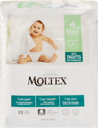 Pure bugyipelenka, 4-es méret, 7-12kg Moltex
