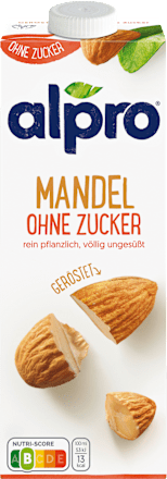 Mandeldrink geröstet ohne Zucker alpro
