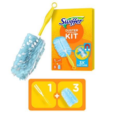 Staubwedel Staubmagnet Starterset Swiffer