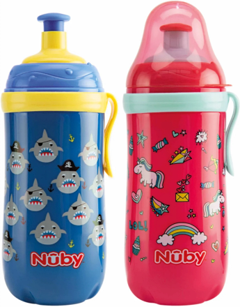 Tazza Sipper PopUp a flusso libero 18M+ assort. Nûby