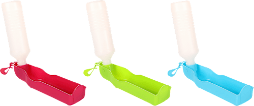 tragbarer Wasserspender 500 ml für unterwegs Flamingo