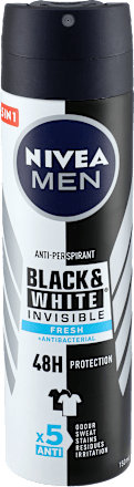 Antyperspirant Black&White Invisible Fresh spray NIVEA MEN