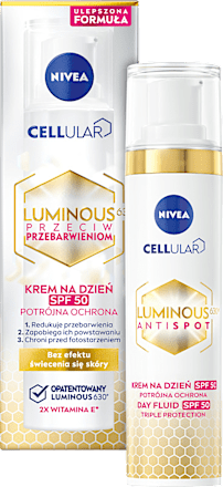 Krem przeciw przebarwieniom na dzień SPF 50 Cellular Luminous NIVEA