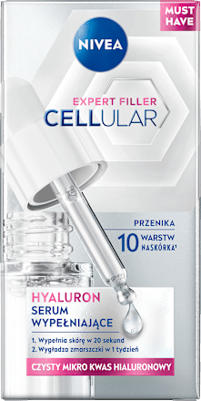 Serum wypełniające kwas hialuronowy Cellular Expert Filler NIVEA