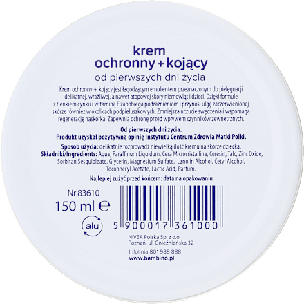 Krem ochronny + kojący bambino