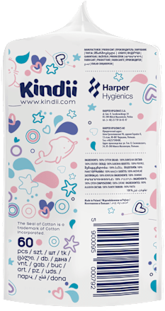 Płatki bawełniane dla niemowląt Pure Kindii