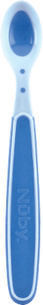 Babylöffel Soft Sensitive Flex für Brei, blau Nûby