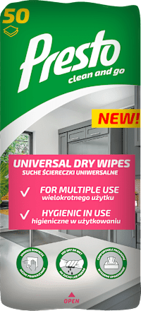 clean and go univerzalne suve krpice za čišćenje Presto