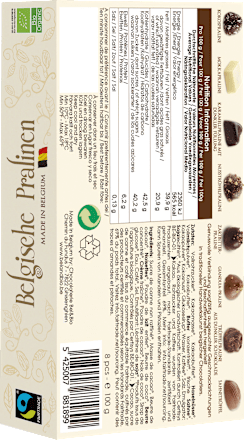 Schokolade, Belgische Pralinen BEL & BIO