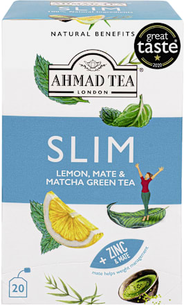 Slim čaj – limun, mate i macha zeleni čaj, 20 vrećica AHMAD TEA