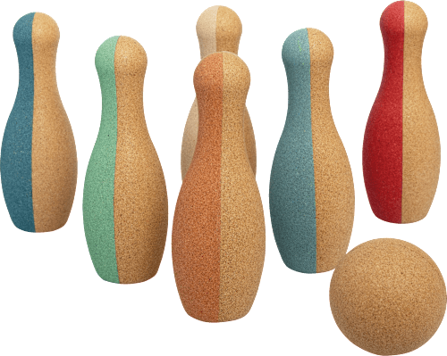 Kinderspiel Kork-Bowling-Set Korko