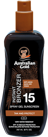 Sprej za pospeševanje zagorelosti Instant Bronzer, ZF 15 Australian Gold