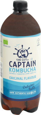 Jemne perlivý fermentovaný nápoj zo zeleného čaju Original THE GUTSY CAPTAIN company