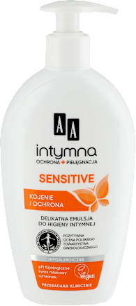 Emulsja do higieny intymnej, Ochrona&Pielęgnacja SENSITIVE  AA