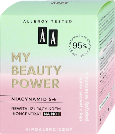Krem -  koncentrat na noc My beauty power NIACYNAMID+  AA