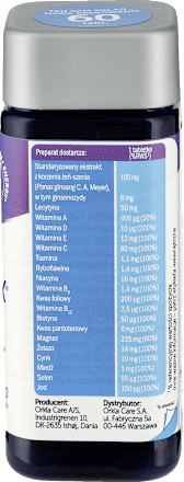 Suplement diety dla osób aktywnych, niwelujący zmęczenie, tabletki  BODYMAX