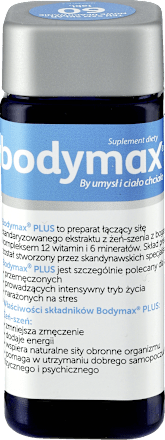 Suplement diety dla osób aktywnych, niwelujący zmęczenie, tabletki  BODYMAX