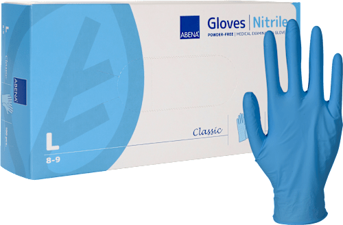 Einmal-Handschuhe Nitril blau Gr. L ABENA