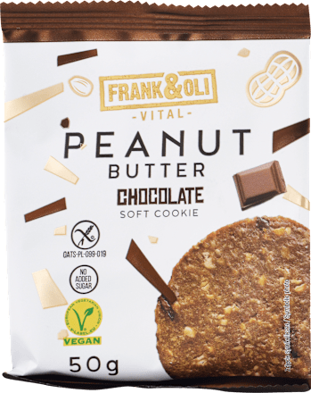 Sušienka Peanut Butter Soft Cookie Chocolate FRANK&OLI