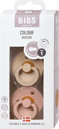 Colour dudlík z přírodního kaučuku, 0-6 měsíců BIBS