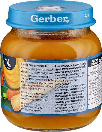 Obiadek zupka jarzynowa  Gerber