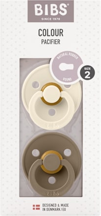 Suzete latex 6 luni ivory dark oak  BIBS