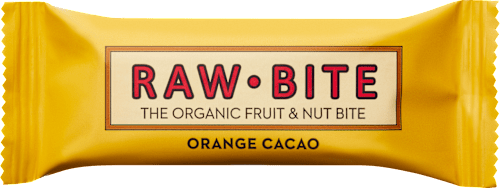 Barretta biologica arancia e cacao RAW BITE