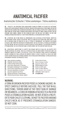 Schnuller Colour Latex anatomisch, grün/creme, Gr.1, von Geburt an BIBS