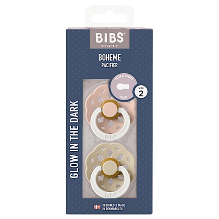 Suzete fosforescente Boheme 6 luni BIBS