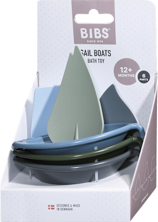 Set jadralnih ladjic v modri barvi BIBS