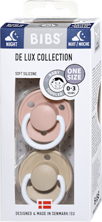 Duda DE LUX, 0-3 let, Blush & Vanilla, ena velikost BIBS