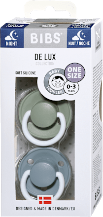 Duda DE LUX, 0-3 let, Sage & Cloud, ena velikost BIBS
