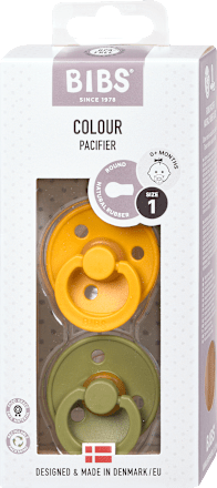 Colour dudlík z přírodního kaučuku, 0-6 měsíců BIBS