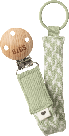Schnullerband grün/weiß BIBS