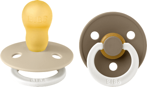 Colour noční dudlík z přírodního kaučuku Vanilla Dark Oak, 18+ měsíců BIBS