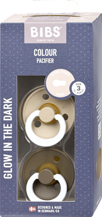Colour noční dudlík z přírodního kaučuku Vanilla Dark Oak, 18+ měsíců BIBS