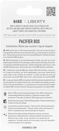 Schnullerbox, rosa  BIBS