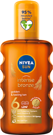 Karotenowy olejek do opalania w sprayu SPF 6 NIVEA SUN