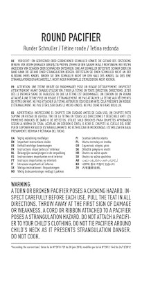 Schnuller Colour Latex rund, vanille/rosa, Gr. 2, 6-18 Monate  BIBS