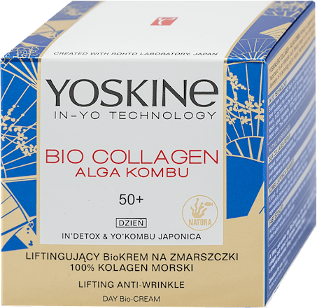 Bio Collagen Alga Kombu dnevna krema protiv bora za lice, 50 + Yoskine
