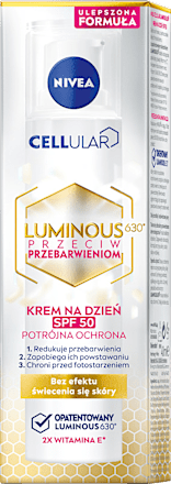 Krem przeciw przebarwieniom na dzień SPF 50 Cellular Luminous NIVEA