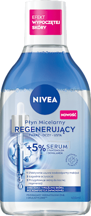 Płyn micelarny regenerujący z 5% serum NIVEA